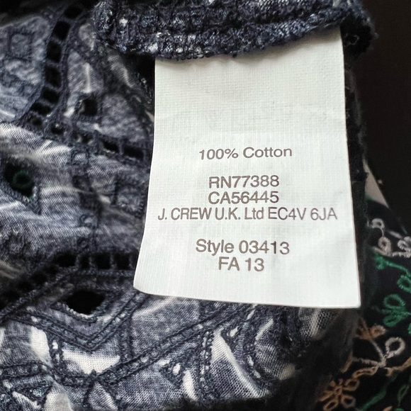 Art Deco lace top in navy blue - Picture 4 of 4